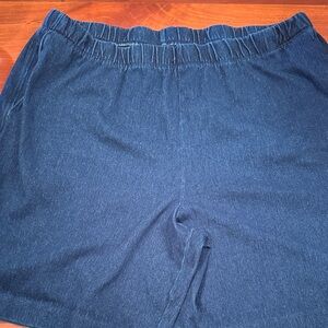 Lands' End Dark Blue Jean Shorts